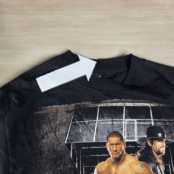 2007 WWE Survivor Series Shirt Black Miami Batista Undertaker Orton Mens Medium - Picture 9 of 10